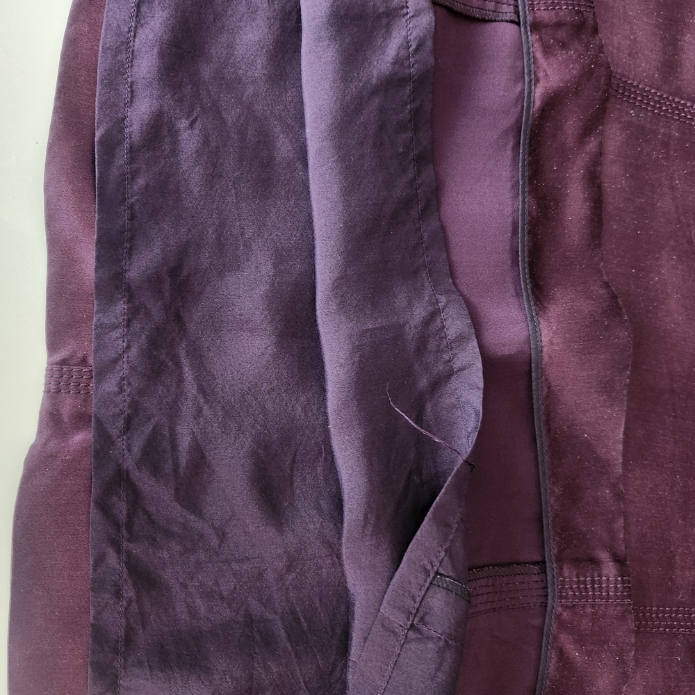 Louis Vuitton Vintage Elegant Purple Women's Silk, Lined Skirt - Picture 5 of 6